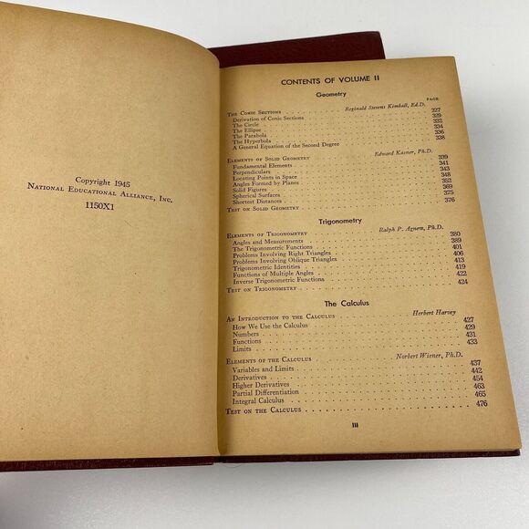 Practical Mathematics 1945 National Educational Alliance Kimball Books VOL 2-4 - Picture 7 of 13